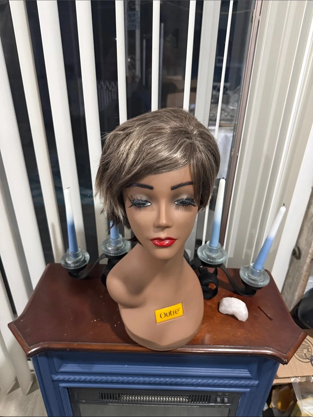 Short Layered Pixie Wig in Ash Brown #118